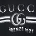 Gucci FIRENZE 1921 Logo Print Crew Neck Casual Short‑Sleeve T‑Shirt #A67601