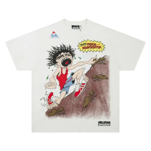 Hellstar Sports T-shirts Hilarious Reach the Mountaintop Graphic Adventure #B54182