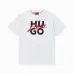 Hugo Boss Polo Shirts for Boss t-shirts Black/White #B47003