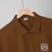 LOEWE T-shirts Polo for MEN Solid Color Black/White #B46608