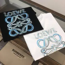 LOEWE T-shirts for MEN Black/White #B47022