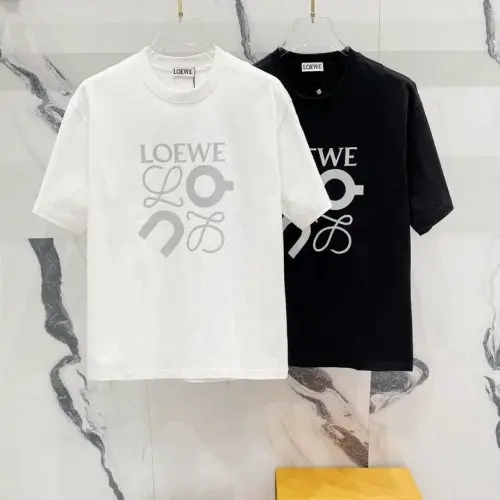 LOEWE T-shirts for MEN Black/White #B47056