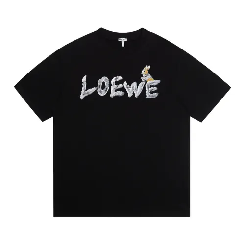 LOEWE T-shirts for MEN Black/White #B51687