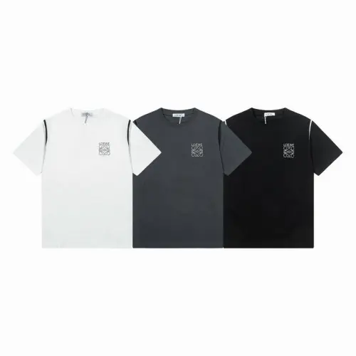 LOEWE T-shirts for MEN Black/White/Grey #B47015