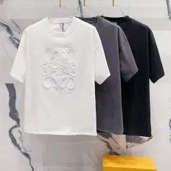 LOEWE T-shirts for MEN Black/White/Grey #B47055