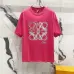 LOEWE T-shirts for MEN Black/White/Red #B47050