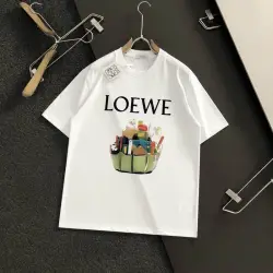 LOEWE T-shirts for MEN Cartoon Black/White #B47030