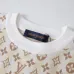 Louis Vuitton 26SS Allover Monogram Jacquard Knit Short Sleeve Tee, Cream Brown #A69049