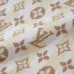 Louis Vuitton 26SS Allover Monogram Jacquard Knit Short Sleeve Tee, Cream Brown #A69049