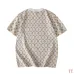 Louis Vuitton 26SS Allover Monogram Jacquard Knit Short Sleeve Tee, Cream Brown #A69049
