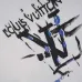 Louis Vuitton Black T Shirt with Abstract Brush Stroke Print and Artistic Logo Graphic for Men #B54206