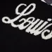 Louis Vuitton Chest Logo Jacquard Knit Short Sleeve Tee, Black #A69043