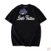 Louis Vuitton Chest Logo Jacquard Knit Short Sleeve Tee, Black #A69043