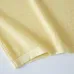 Louis Vuitton Emblem Patch Button Short Sleeve Polo Shirt, Light Yellow #A69048