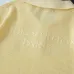 Louis Vuitton Emblem Patch Button Short Sleeve Polo Shirt, Light Yellow #A69048