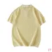 Louis Vuitton Emblem Patch Button Short Sleeve Polo Shirt, Light Yellow #A69048