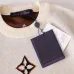 Louis Vuitton Gradient Jacquard Knit Short Sleeve Tee, Off White Orange Letter #A69050