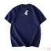 Louis Vuitton Gradient Letter Jacquard Knit Short Sleeve Tee, Navy Blue #A69051