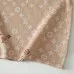 Louis Vuitton Jacquard Gradient Color Block Monogram Knit Short Sleeve Tee, Beige #A69046