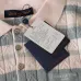 Louis Vuitton Striped Cable Knit Short Sleeve Polo Shirt, Pink Grey #A69052