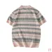 Louis Vuitton Striped Cable Knit Short Sleeve Polo Shirt, Pink Grey #A69052