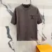 Louis Vuitton T-Shirts 3D Letter Monogram Embroidered Cotton #B48483