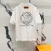 Louis Vuitton T-Shirts 3D Letter Monogram Embroidered Cotton #B48483