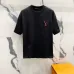 Louis Vuitton T-Shirts 3D Letter Monogram Embroidered Cotton #B48483