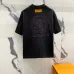 Louis Vuitton T-Shirts 3D Letter Monogram Embroidered Cotton #B48483