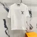 Louis Vuitton T-Shirts 3D Letter Monogram Embroidered Cotton #B48483