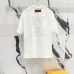 Louis Vuitton T-Shirts 3D Letter Monogram Embroidered Cotton Black/White/Red #B48479