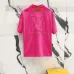 Louis Vuitton T-Shirts 3D Letter Monogram Embroidered Cotton Black/White/Red #B48479