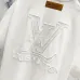 Louis Vuitton T-Shirts 3D Letter Monogram Embroidered Cotton Black/White/Red #B48479