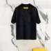 Louis Vuitton T-Shirts 3D Letter Monogram Embroidered Cotton Black/White/Red #B48479