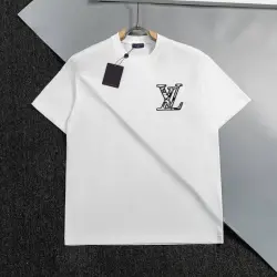 Louis Vuitton T-Shirts for AAAA Louis Vuitton T-Shirts Black/White #B46657
