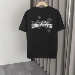 Louis Vuitton T-Shirts for AAAA Louis Vuitton T-Shirts Black/White #B47444