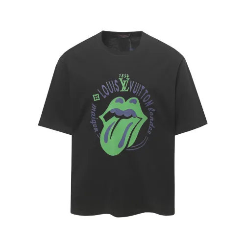 Louis Vuitton T-Shirts for AAAA Louis Vuitton T-Shirts Black/White #B48889