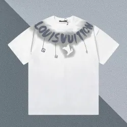 Louis Vuitton T-Shirts for AAAA Louis Vuitton T-Shirts Black/White #B49253