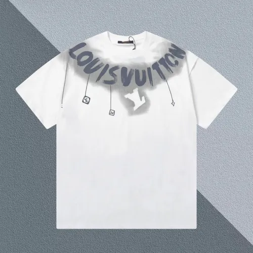 Louis Vuitton T-Shirts for AAAA Louis Vuitton T-Shirts Black/White #B49253