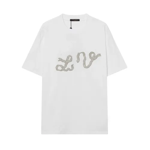 Louis Vuitton T-Shirts for AAAA Louis Vuitton T-Shirts Black/White #B49577