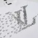 Louis Vuitton T-Shirts for AAAA Louis Vuitton T-Shirts Black/White #B50096