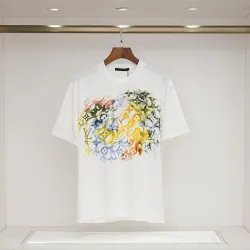 Louis Vuitton T-Shirts for AAAA Louis Vuitton T-Shirts Black/White #B50824