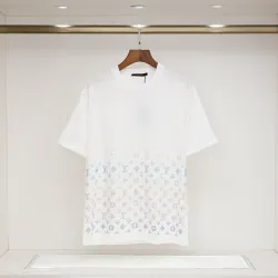 Louis Vuitton T-Shirts for AAAA Louis Vuitton T-Shirts Black/White #B50825