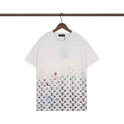 Louis Vuitton T-Shirts for AAAA Louis Vuitton T-Shirts Black/White #B53665