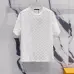 Louis Vuitton T-Shirts for AAAA Louis Vuitton T-Shirts Black/White/Blue #B46689