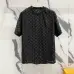 Louis Vuitton T-Shirts for AAAA Louis Vuitton T-Shirts Black/White/Blue #B46689
