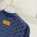 Louis Vuitton T-Shirts for AAAA Louis Vuitton T-Shirts Black/White/Blue #B46689