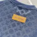 Louis Vuitton T-Shirts for AAAA Louis Vuitton T-Shirts Black/White/Blue #B46689