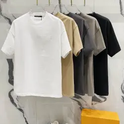 Louis Vuitton T-Shirts for AAAA Louis Vuitton T-Shirts Black/White/Khaki/Grey #B46687