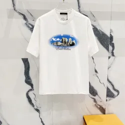 Louis Vuitton T-Shirts for AAAA Louis Vuitton T-Shirts Weight:320g Black/White #B52968